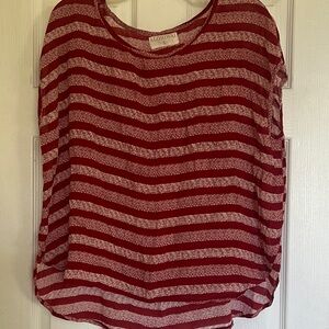Alohiwai - Red Striped Women's Top